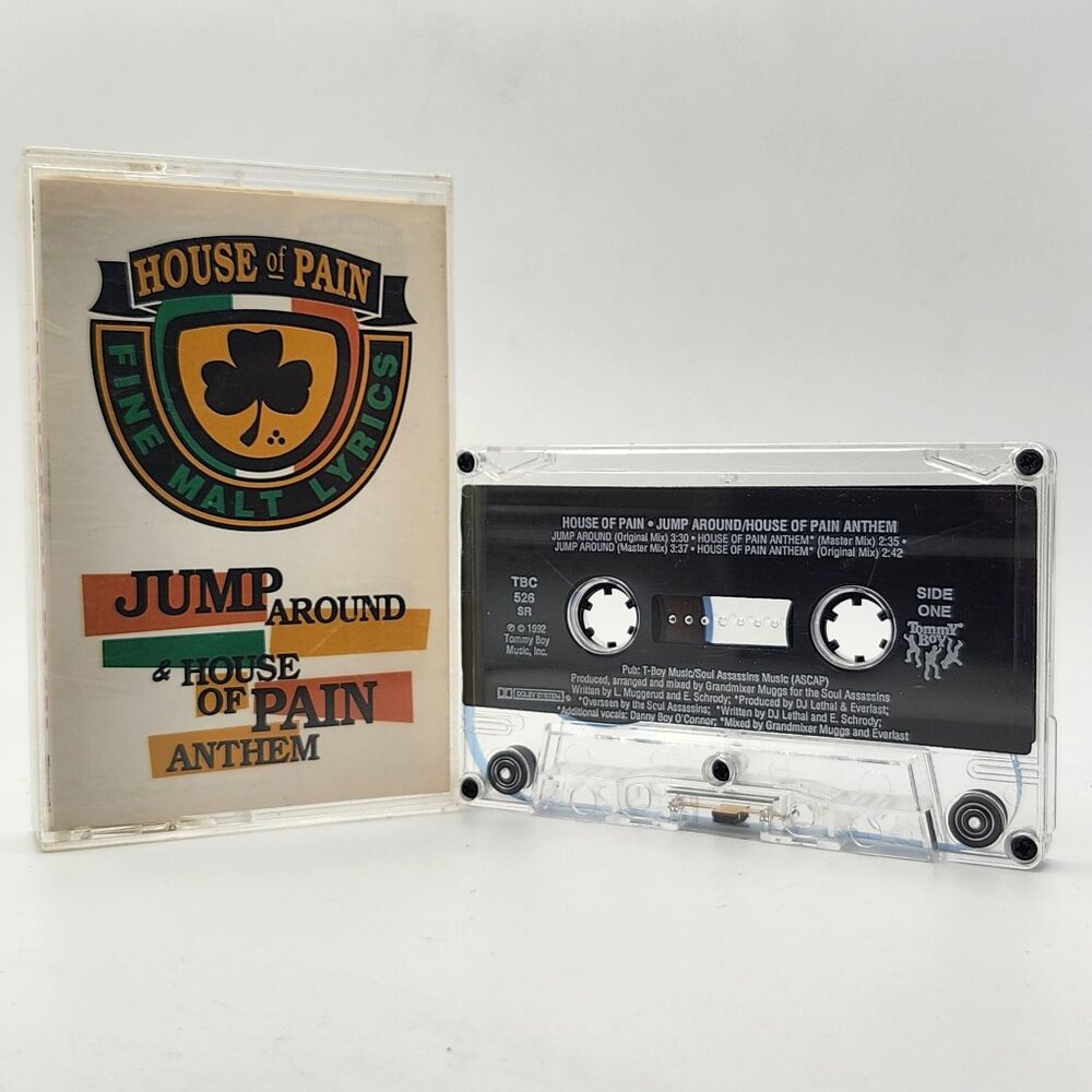 House Of Pain Jump Around House Of Pain Anthem Cassette Single With OG Sticker